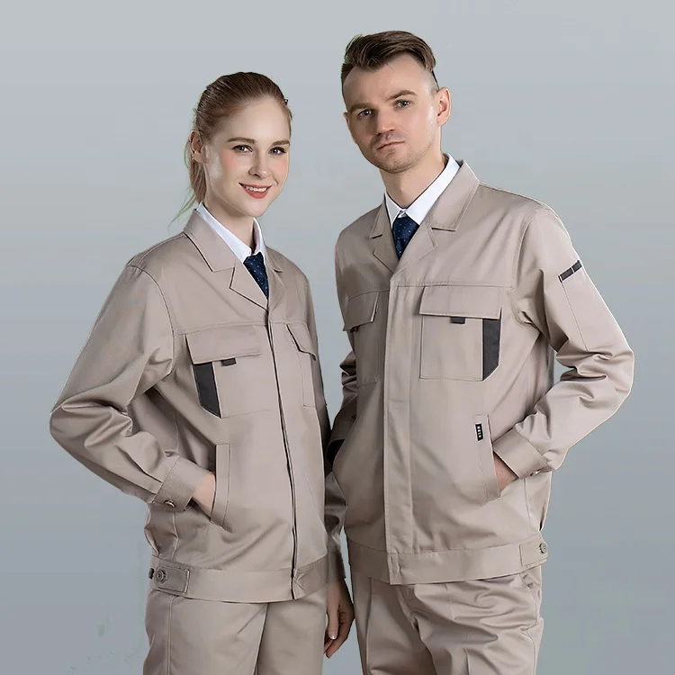 Custom Professional Factory Workwear Welding Technician Work Suit Mechanic Worker Uniform