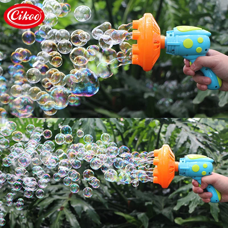 
kawaii Burbuja Blase Kupla B/O Bubble Gun Maker with 8 outlets for kids outdoor games 