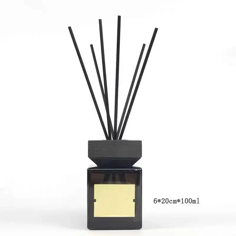 Custom luxury reed diffuser private label popular home fragrance aromatherapy diffuser cover with rattan reed diffuser sticks