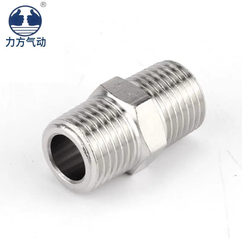 YL1/8 joint YL1/4/YL3/8/YL/1/2/YL3/4 stainless steel straight through external tooth pipe joint