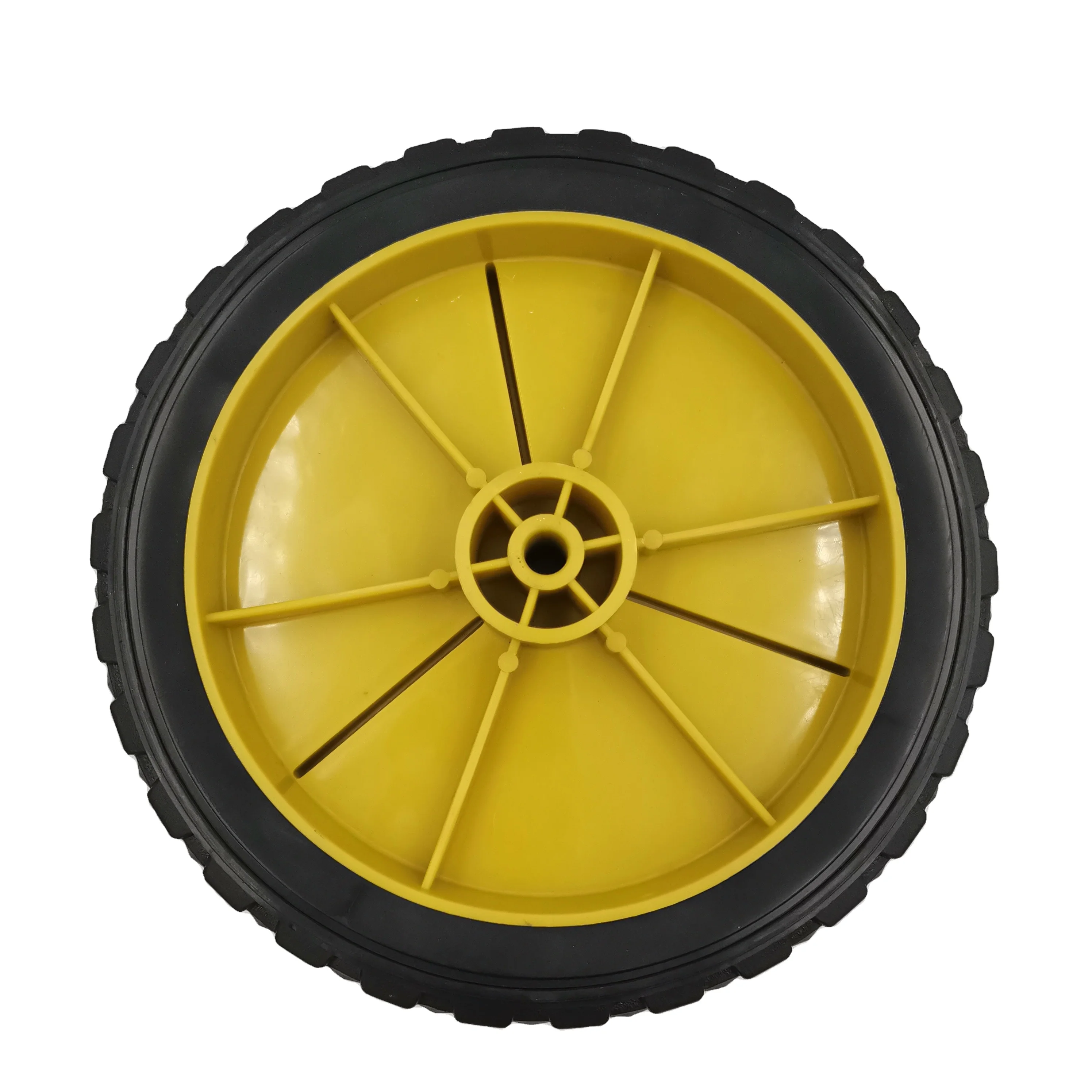 Цена по прейскуранту завода 7 дюймовые пластиковые колеса для сада газонокосилка