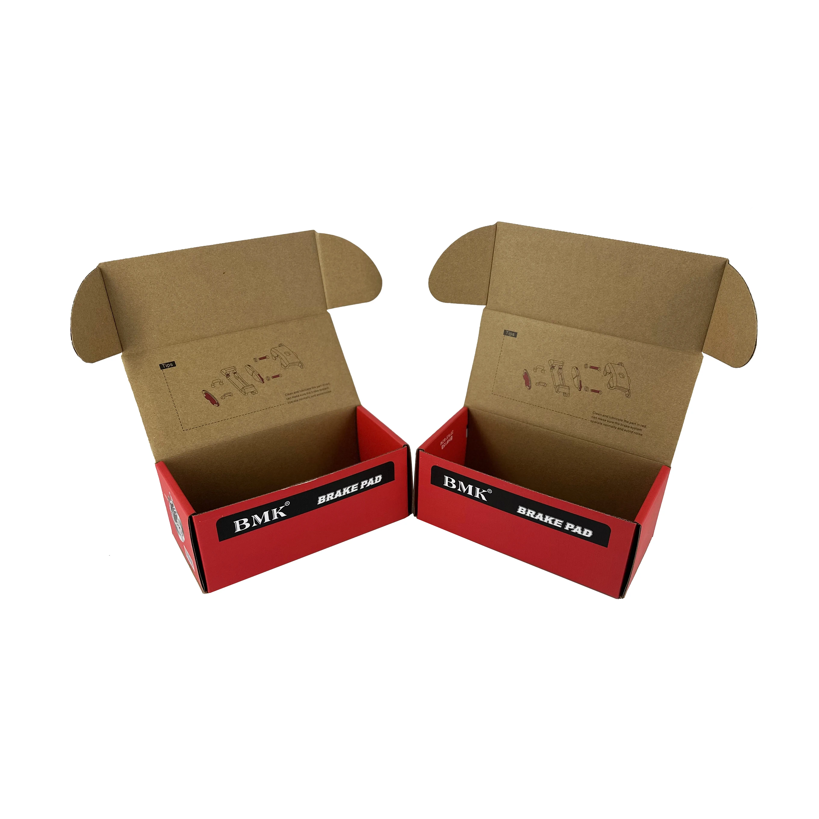 C23 Custom Printing Red Deep High Shipping Boxes Place Finer Tool Packaging Hard Quality Mailing Box Corrugated Box