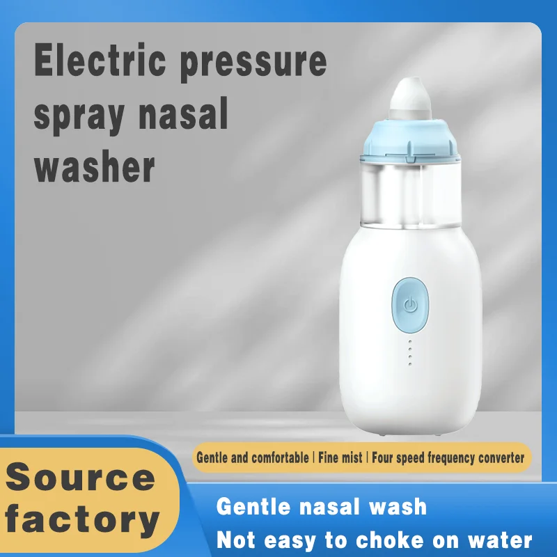 Electric spray nasal cavity washer one machine two purpose sinusitis nose clean with rechargeable battery
