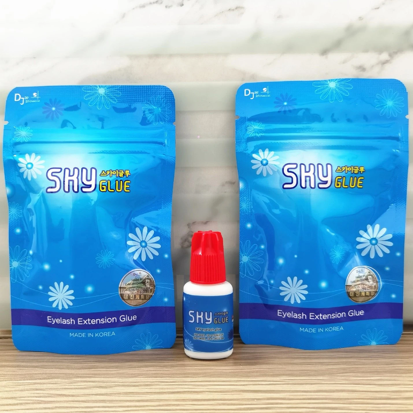 Fast individual korea sky sensitive lady black ib lashextensions glue vendor eyelash extension glue