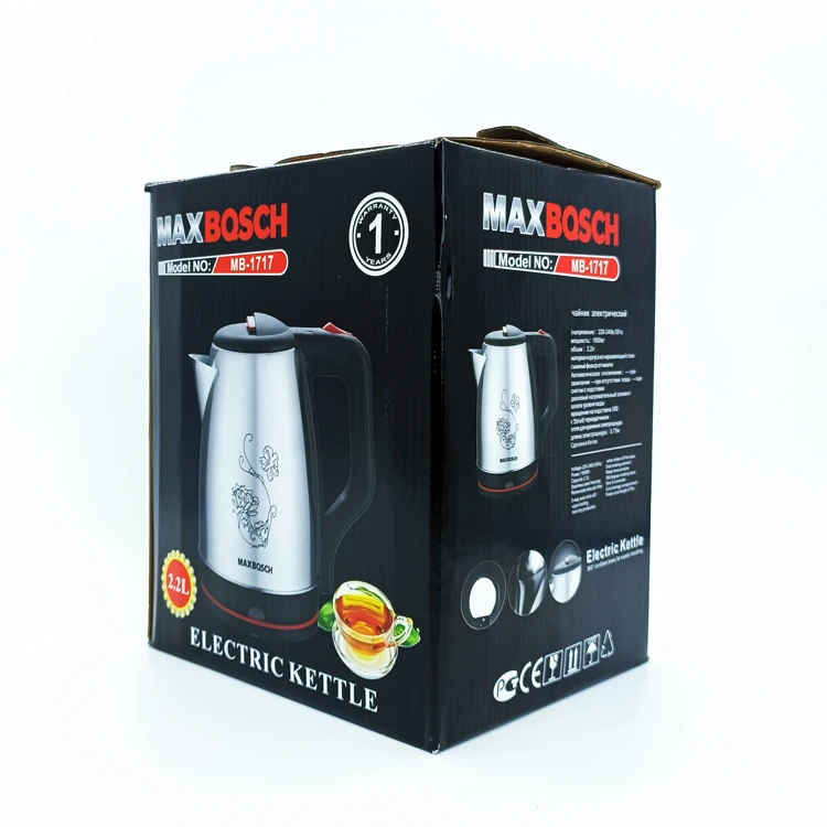 Maxbqsch кухонных приборов быстрое закипание 2 л бытовой нержавеющая сталь smart