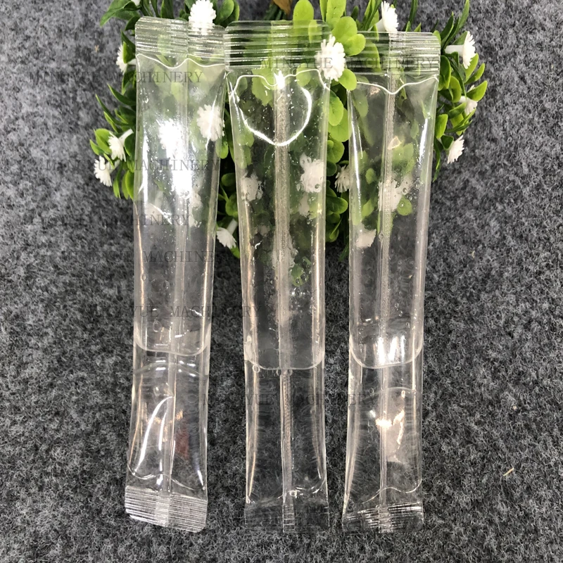 multifunction round edge bags food beverage packaging pack machine packaged honey juices pack sachet packing machine price