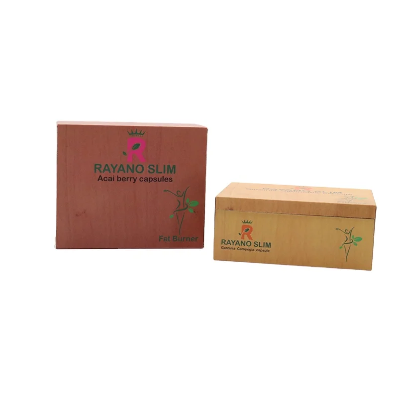 Custom Logo Rectangle Flap Lid Empty Essential Oil Packaging Wooden Gift Box Packaging