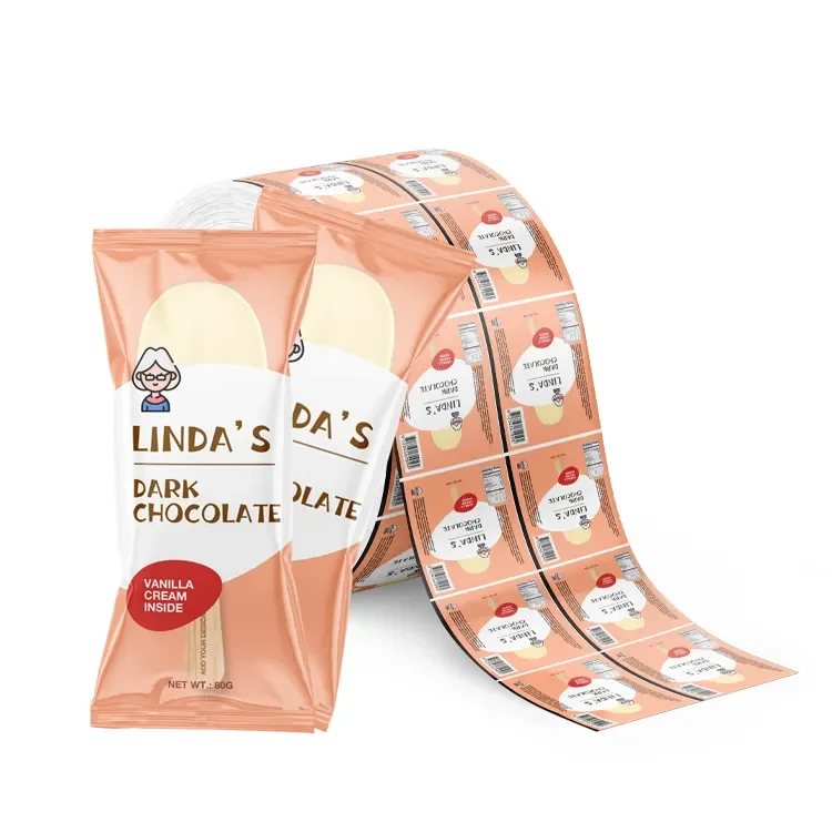 Custom Printed Frozen Plantain Potato Chips Aluminum Foil Packaging Plastic Film Roll Pillow Fin Lap Seal Bags For Snack