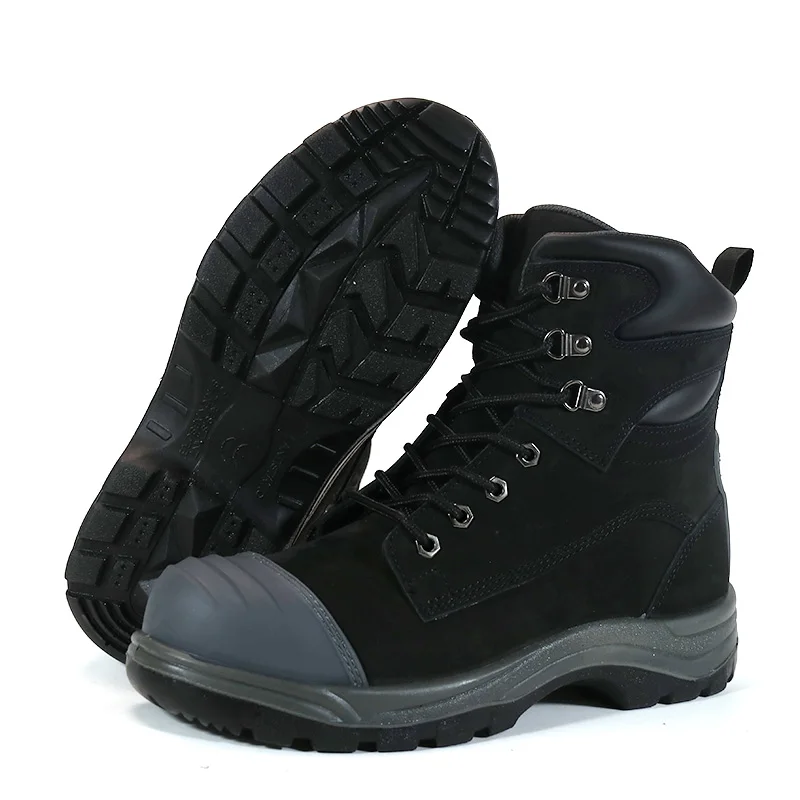 2023 Anti-Crash Anti-Puncture Anti-Static, Anti-Ski, Anti-Oil Steel Toe Heavy Duty Safety Boot Shoes Protective Work Mining Boot