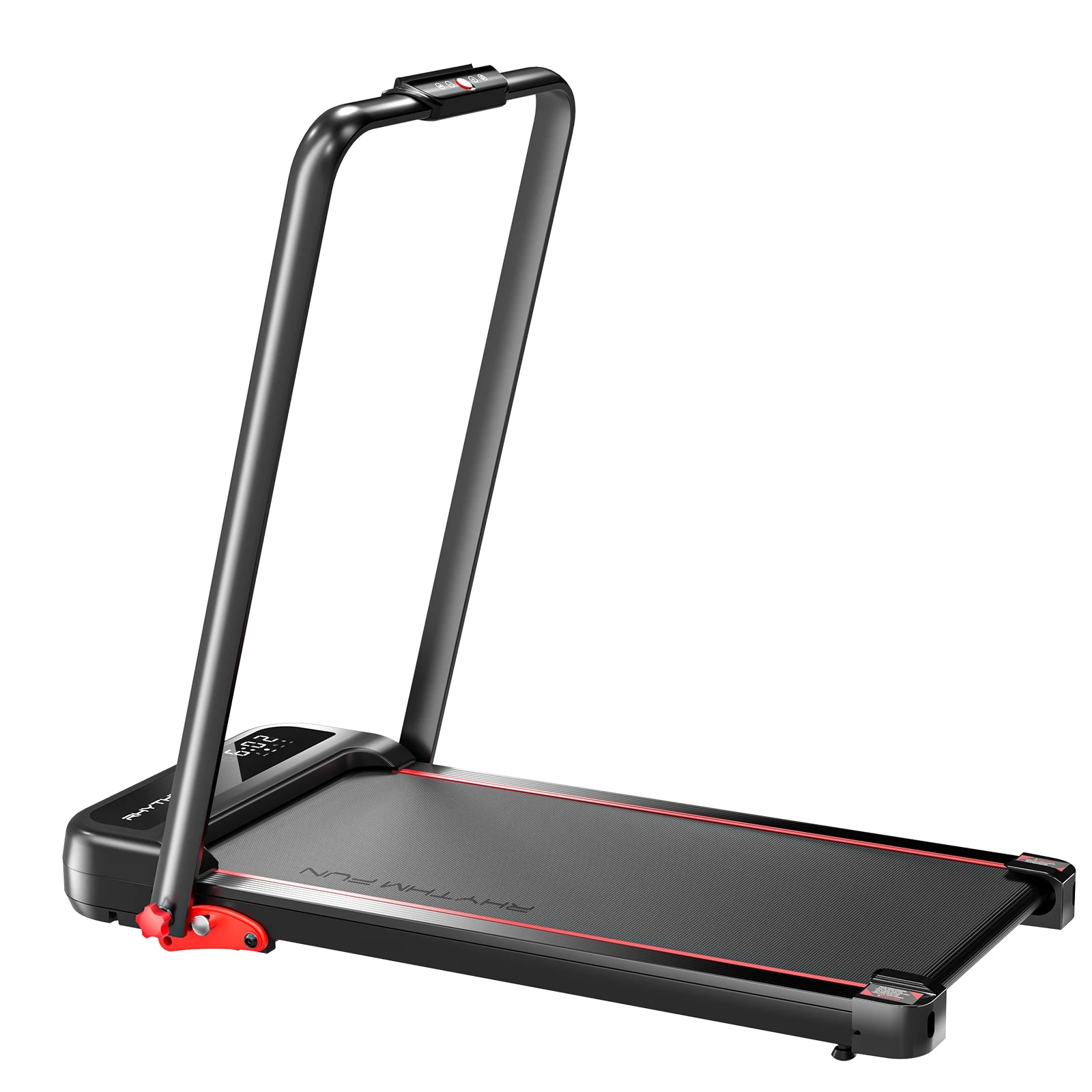 YPOO  Incline Foldable Walking Pad with Handle Bar  Under Desk  walkingpad  with  YPOOFIT APP mini folding treadmill walking pad