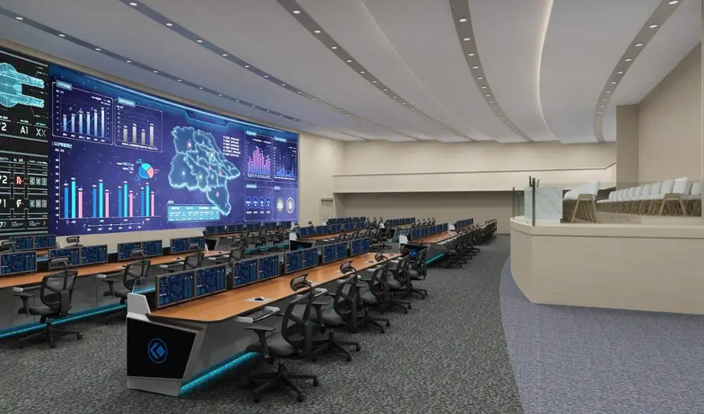 kesino integrated intelligent console ergonomic command center furniture Air Traffic Control System Control Table Factory