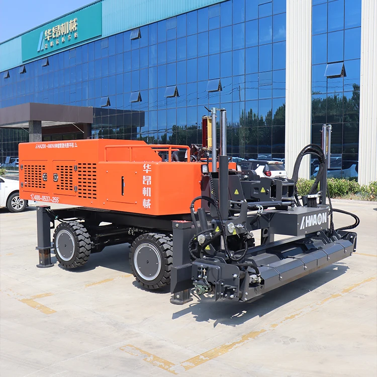 factory sale Fully hydraulic high-efficiency leveling Concrete vibrator Vibration Fully automatic concrete laser screed machine