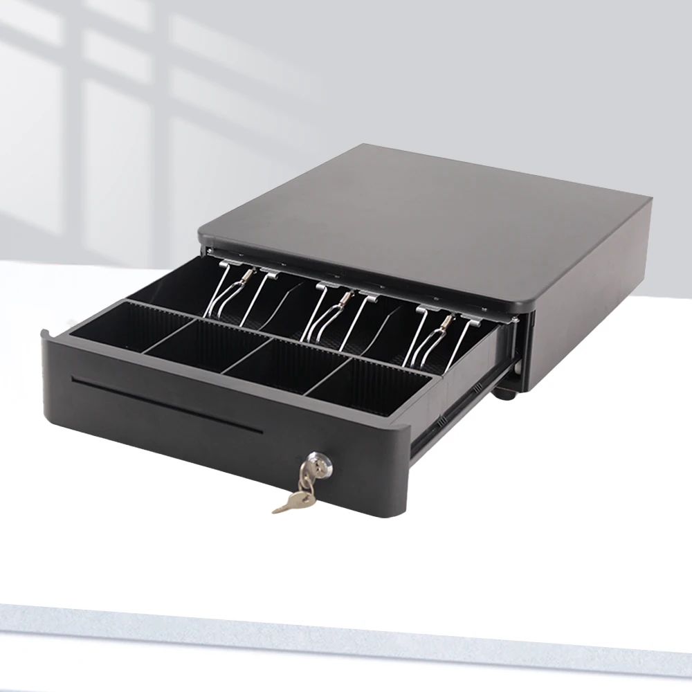HER-330 Factory price cash box mini metal cash register drawer with RJ11 Interface