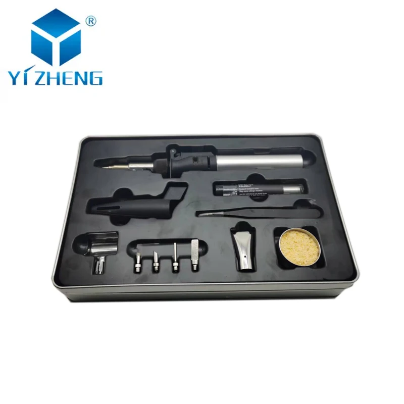 Хорошая цена, алюминиевый и латунный Регулируемый беспроводной Газовый паяльник 4 в 1, портативный паяльник