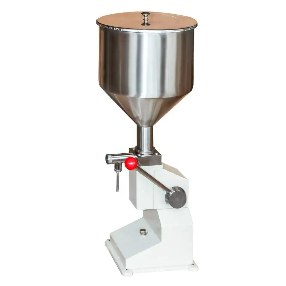 manual small desktop ice cream jam sauce juice bottle oil perfume liquid paste cream honey bottle filling machine