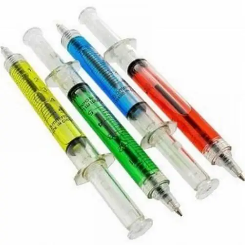 Fancy Syringe pen Promotional Injection Syringe Doctor Ballpoint Pen For Kids And School