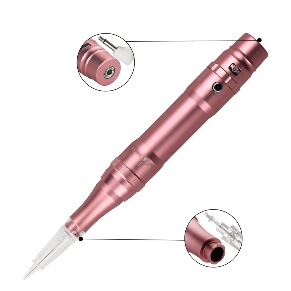 Wireless Cordless Digital Tattoo Rotary Machine for Microblading Shading Eyebrow Eyeliner Lip Permanent Makeup Machine Pen Tools