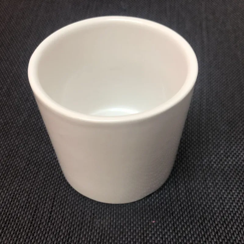 sublimation ceramic small flower pot Christmas decorative flower pot,small white flower pot