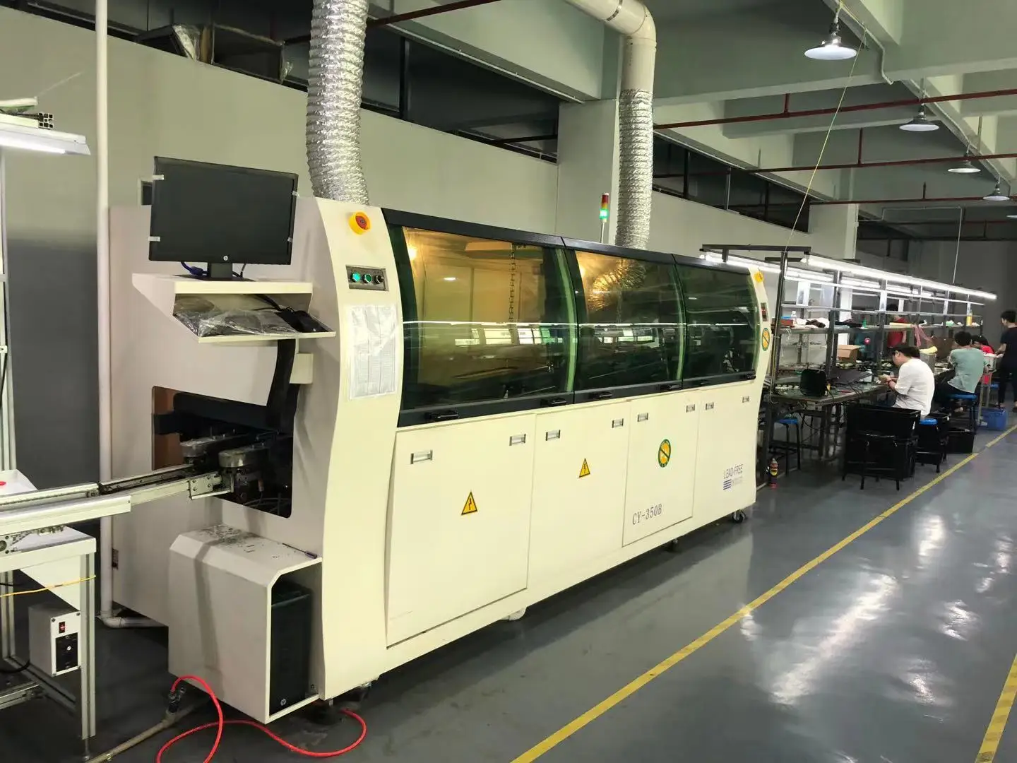 SMT Assembly Equipment Wave Soldering Machine Automatic Pcb Dip Soldering Machine