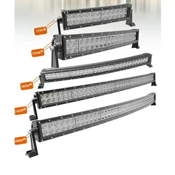 LED 22 33 42 50 53' Inch 120W 180W Curved Led Work light 7D bar Driving Offroad Car Truck 4x4 SUV ATV 12V 24V LED Light Bar