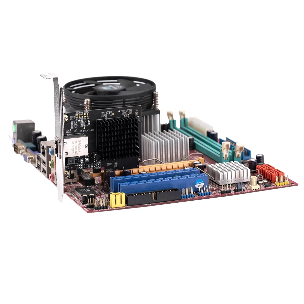 PCIe x4 single port AQC107 chip rj45 10 gigabit ethernet nic card