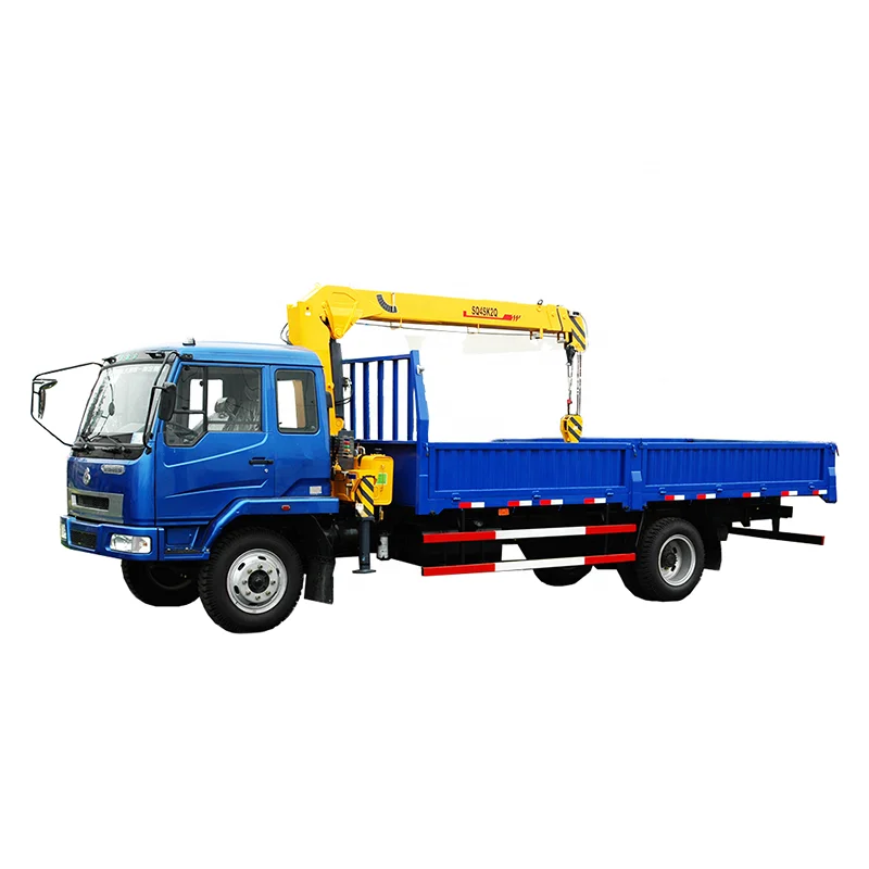 Cheap mini boom lift 4 ton small mobile truck crane with high quality from China