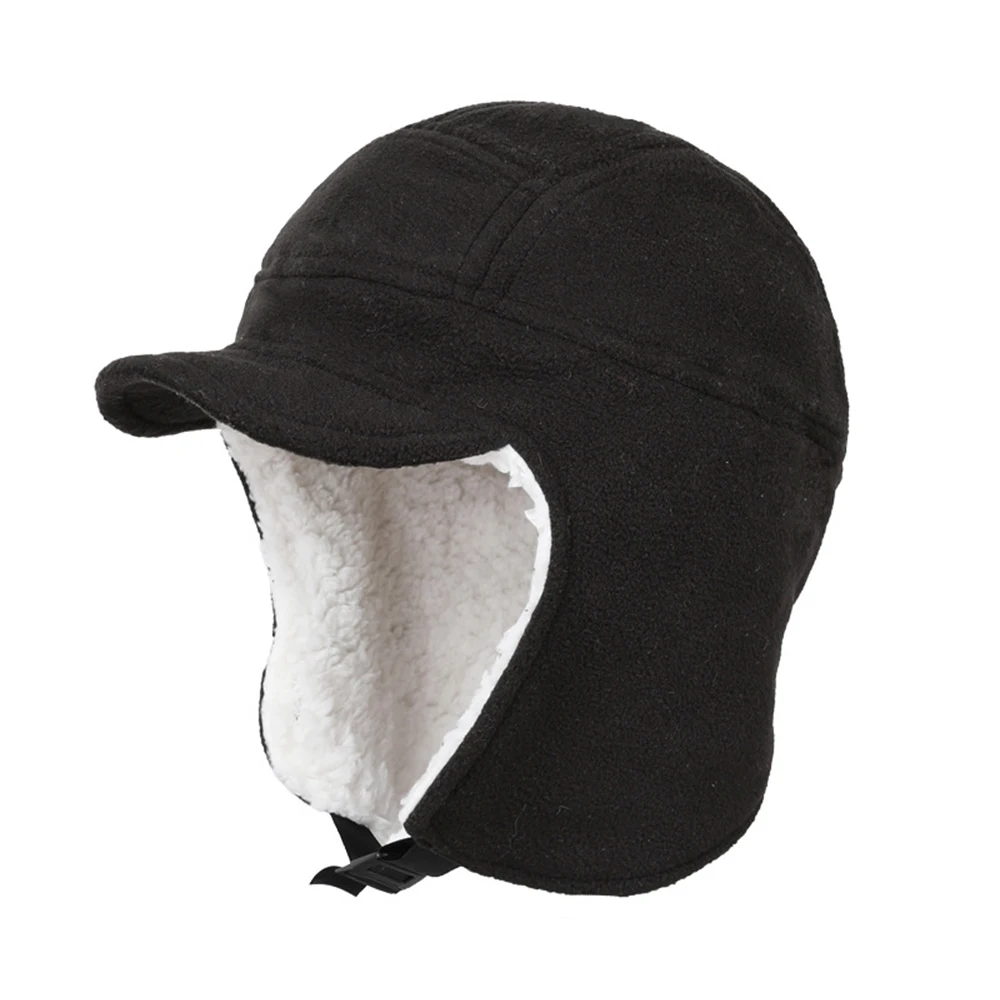 Customized Plain Tassel Ear Flap Autumn and Winter Hat Fashion Baseball Caps Wholesale Baseball Cap 6 Panel Men Cap Hats