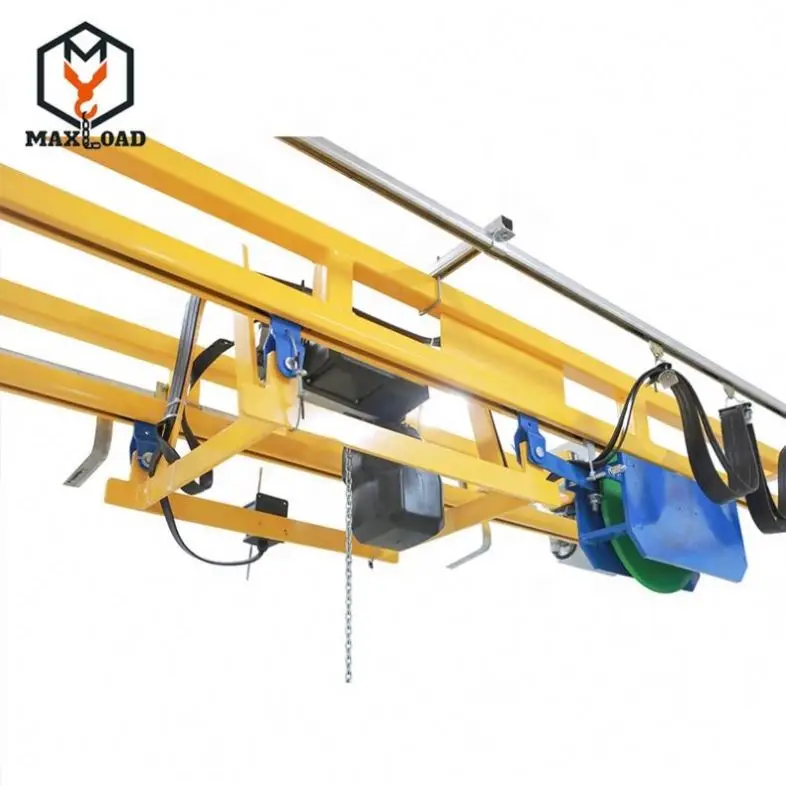 125 kg Light Lifting tonnage KBK Rail Track System Crane