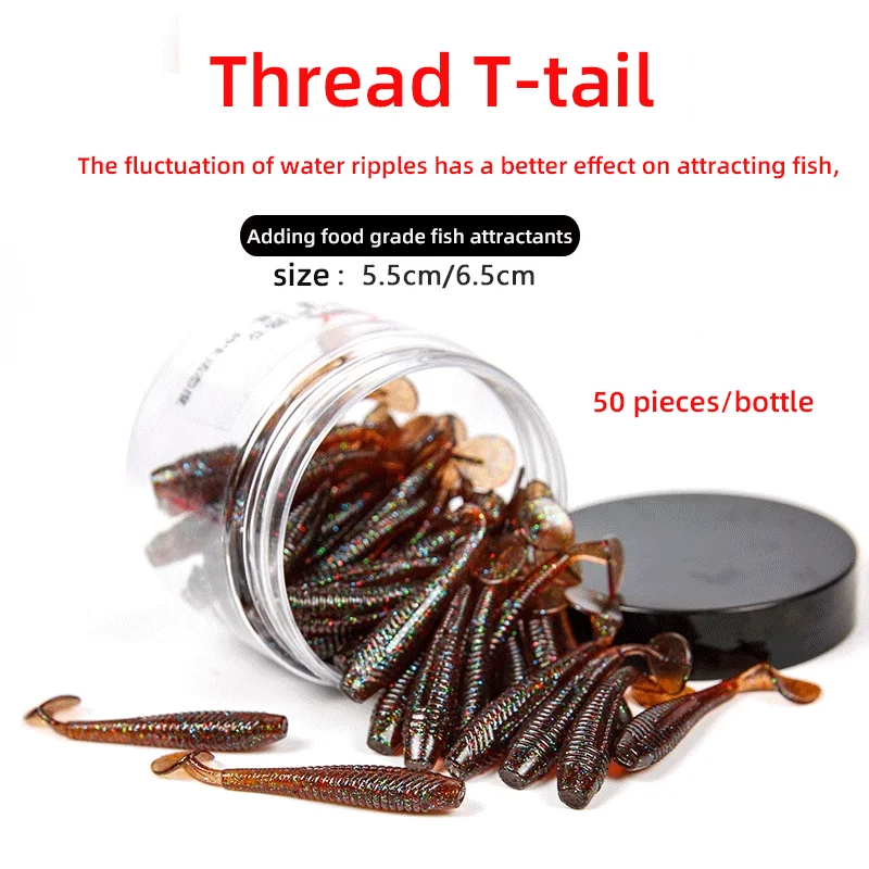 Artificial Bait Soft Plastic Lures Senko Worm Bait Mixed Color Fishing Hook Swivel Tackle Grubs Walleye Bass Pike Spinner Bait