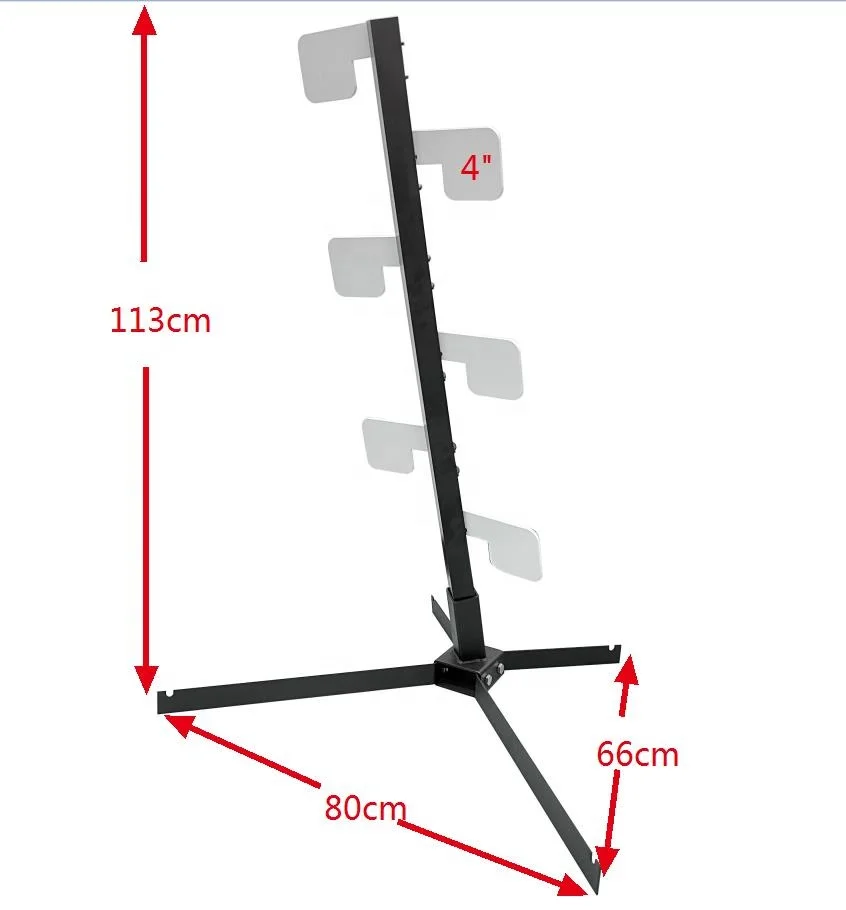 HOT Promotion 80*66*113cm 9mm 3/8' AR500 Shooting steel Targets dueling tree for shooting gallery