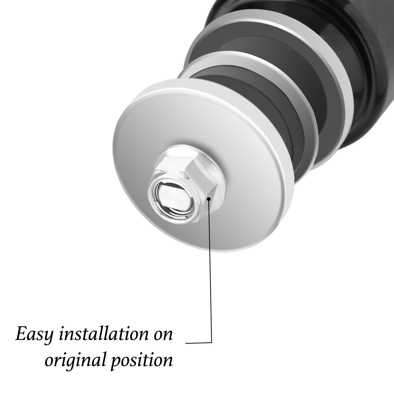 For 2010-UP Toyota LC150/FJ /4Runner V.S.2.5 Rear Shocks Absorber 0-3 Lift Adjustable/21 Section Suspension Shock Coilover