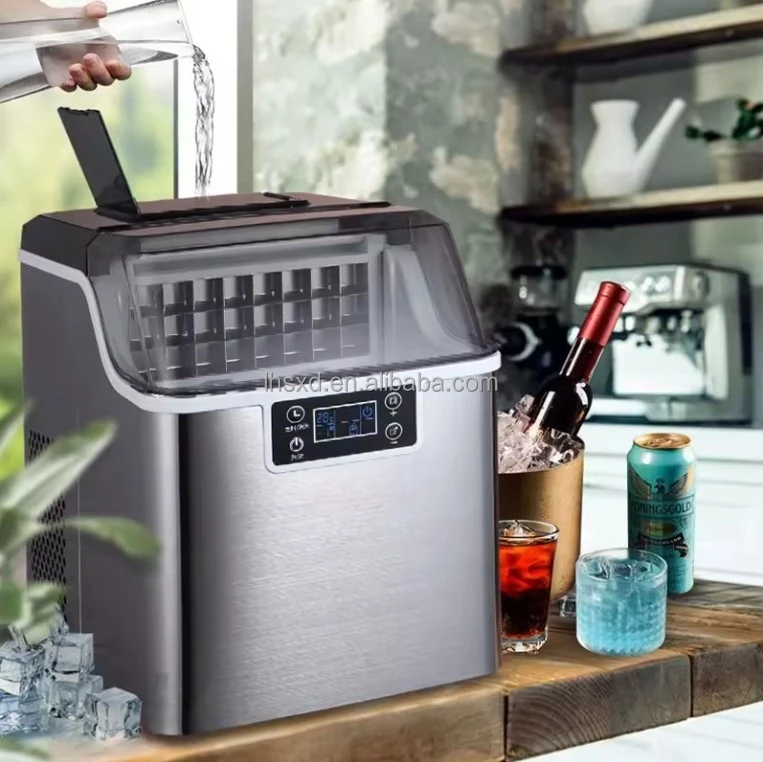 Fully automatic small commercial ice maker/Commercial small milk tea ice maker