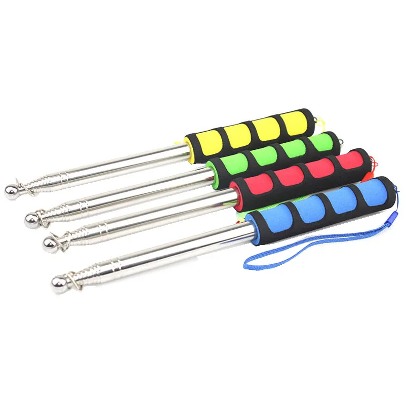 120cm Telescopic Flagpole Telescopic Baton Tour Guide Flag Pole Telescopic Guide Flag Pole For Promotion