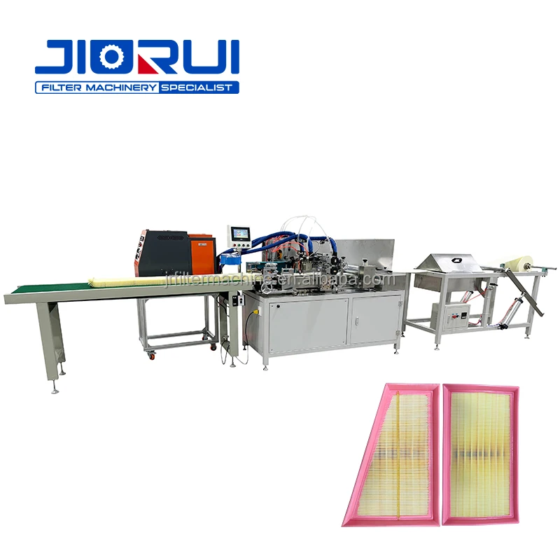 High Speed Car Air Filter Pleating Machine Air Filter Paper Folding Machine By Laser Automatic Intelligent Laser Folder
