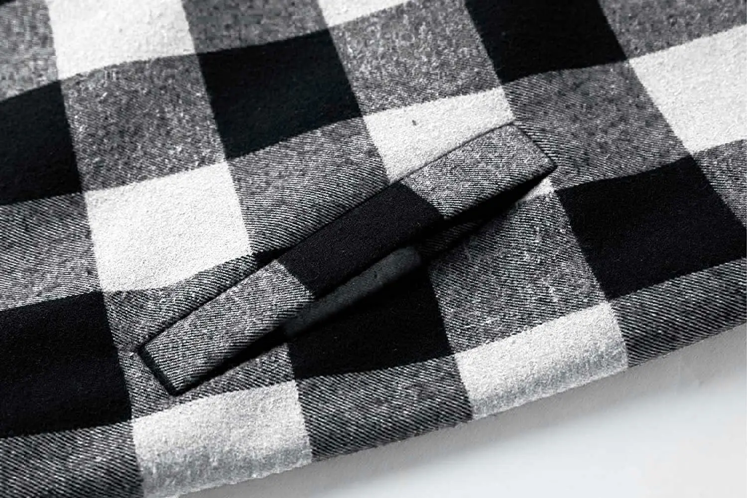 High Quality Plaid Men Plaid Flannel Jacket printed fleece jacket Warm Vintage Sherpa Lined Fleece Plaid Flannel Shirt Ja