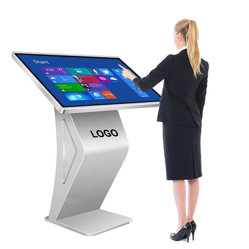 Samidisplay Interactive Wifi LCD Advertising Display Kiosk Floor-Standing Touch Screen Digital Signage for Education Elevator