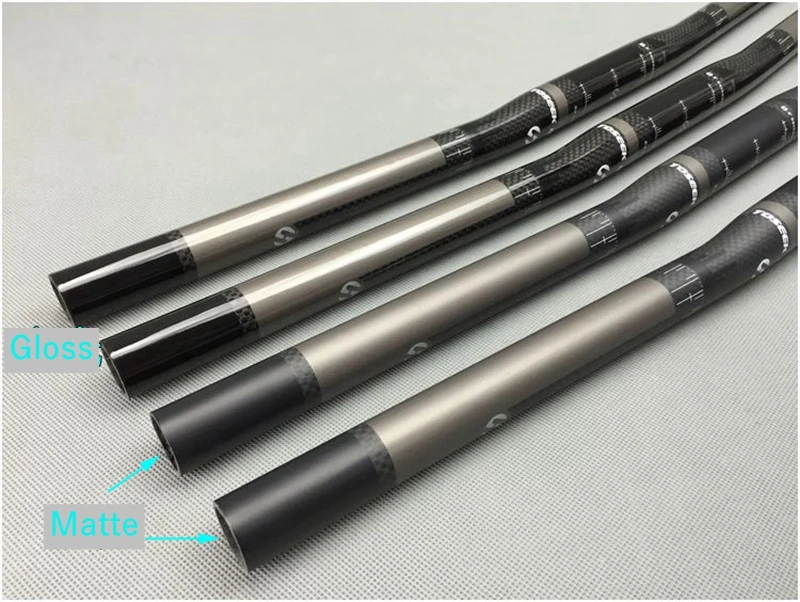 TOSEEK full carbon fiber bicycle handlebar 25.4mm kids bike  folding bike handle bar 480-700mm 3k matte /gloss bike parts