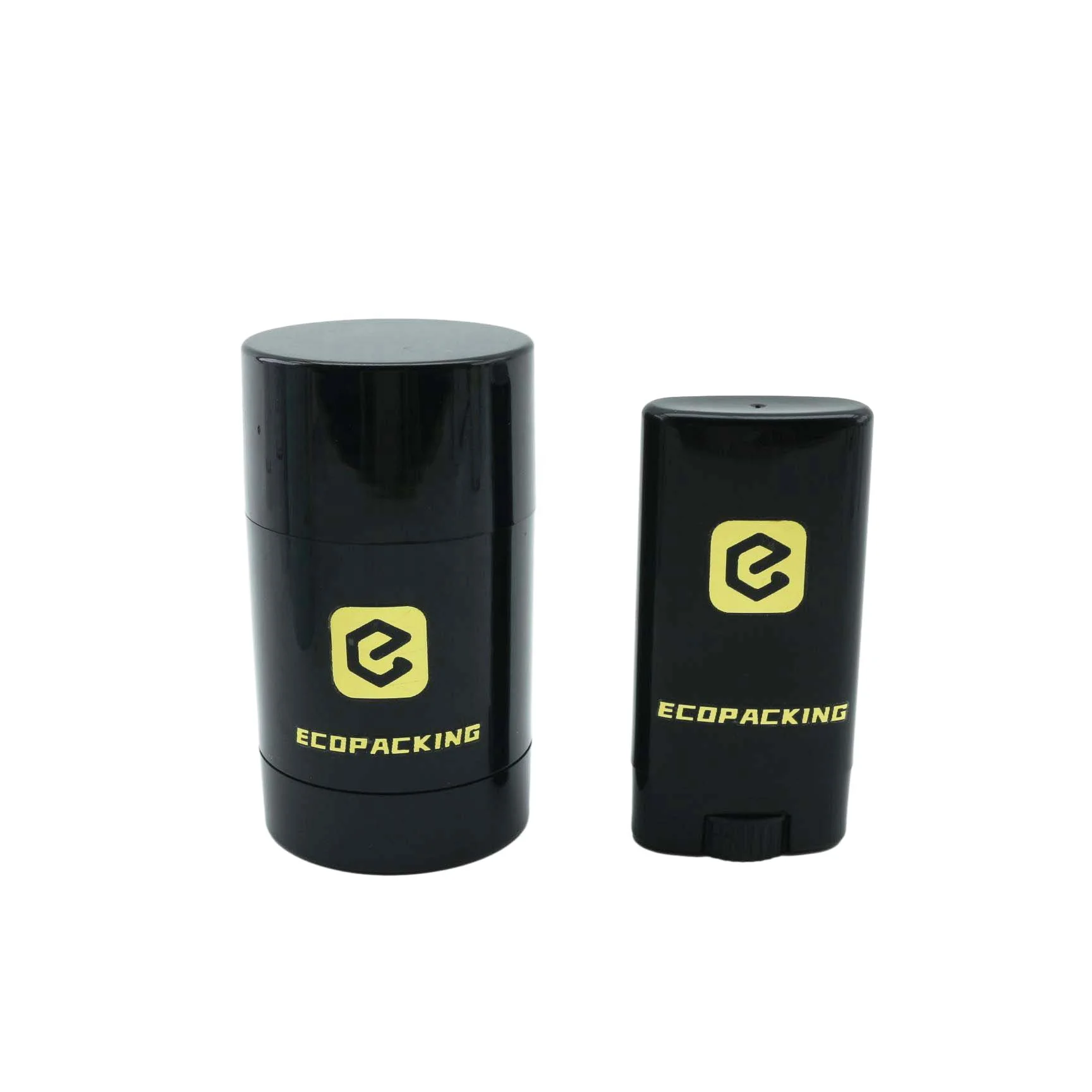 15ml 30ml 50ml 75ml Luxury Cosmetic Packing White Black Empty deodorant roll on bottle balm body Deodorant Stick container