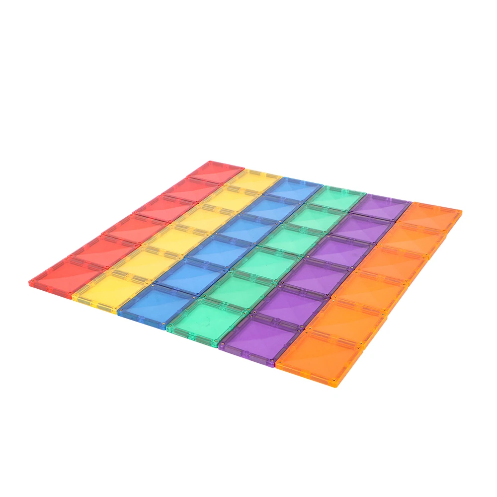  Оптовые Низкие MOQ конкурентоспособная цена 3d Магнитные плитки блоки diy магнитные игрушки дошкольные образовательные