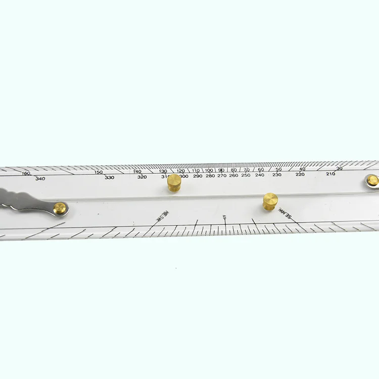 
IMPA371001 Marine Plastic Parallel Ruler Nautical parallel scale 450mm/600mm 
