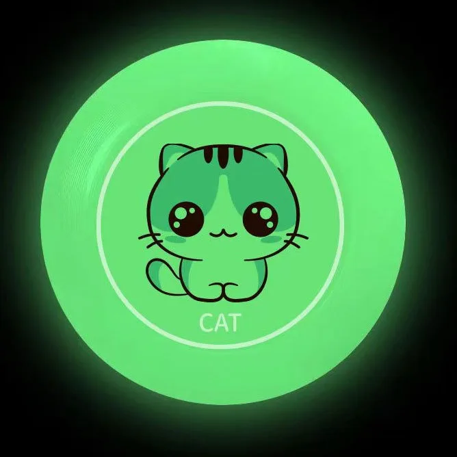 Hot Ultimate Glow In The Dark Frisbee Disc Game Custom Logo Plastic Frisbee Game Disc Toys Flying Ring Disc Led For Competitive