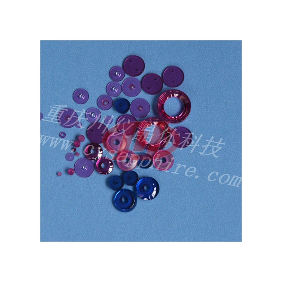 Synthetic Gemstones Grind carefully Used in Watch Rotation Axis Ring Ruby Jewel Bearing