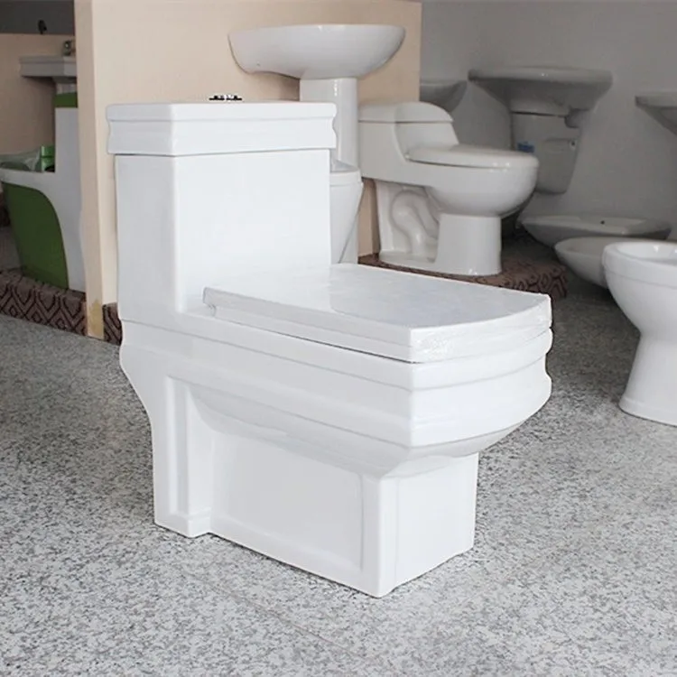 Bathroom wc set one piece toilet basin bidet
