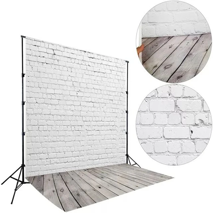 Wholesale Studio Photo Wood Wall Floor Background for Parties Room Photography Backdrop