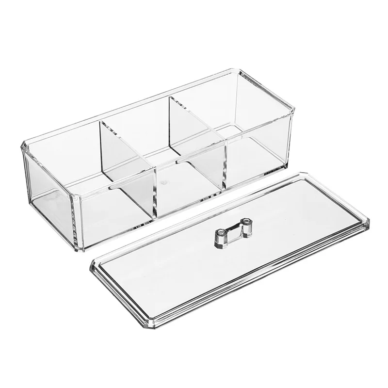 JQ 423232 Hot Sale Desktop plastic transparent acrylic cosmetic Jewelry  Makeup Organizer storage boxes