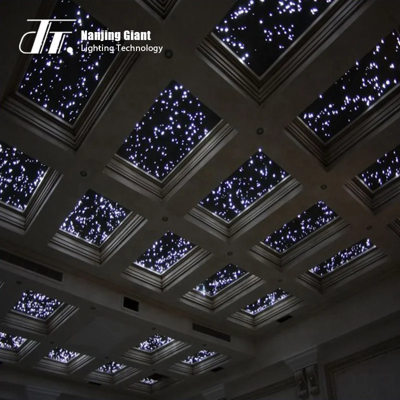 night scene twinkle star light PMMA fiber optic standard starlight ceiling panel
