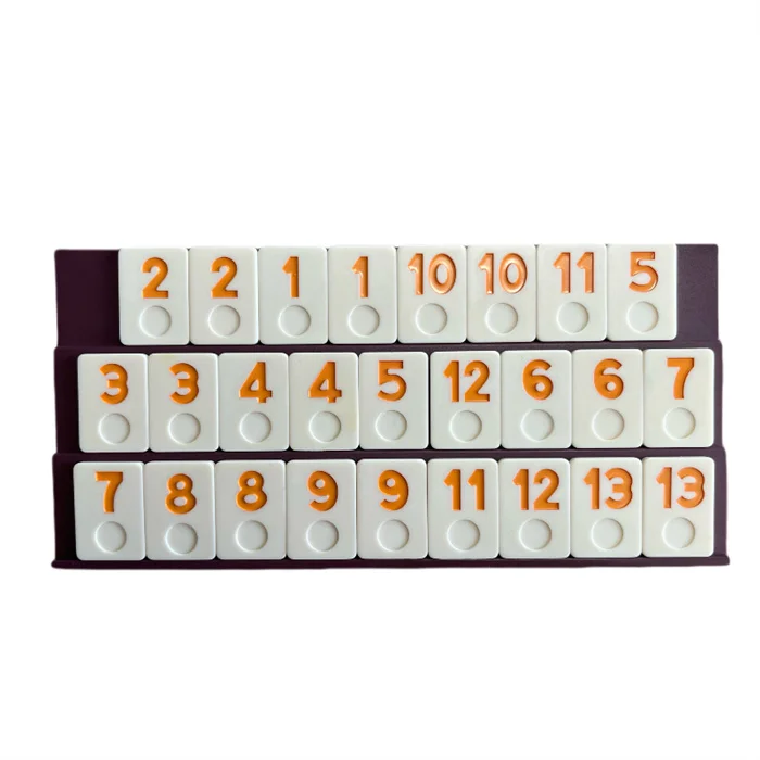 Wholesale Rummy Tiles Game Travel Games Rummy Board Game Rummy Set 4 Anti-Skid Durable Trays