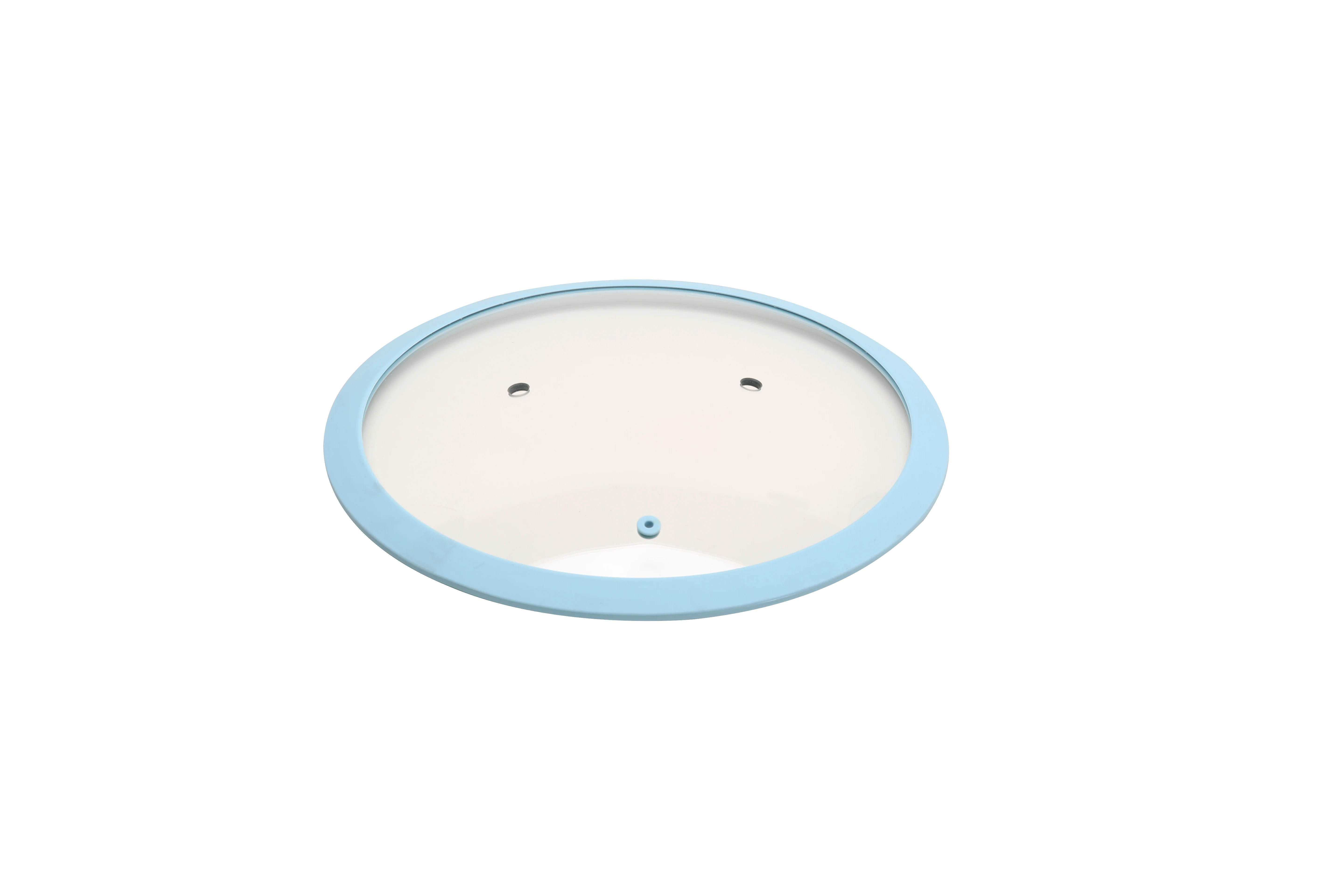 home use food safe universal cookware pot cover glass lid with silicone ring