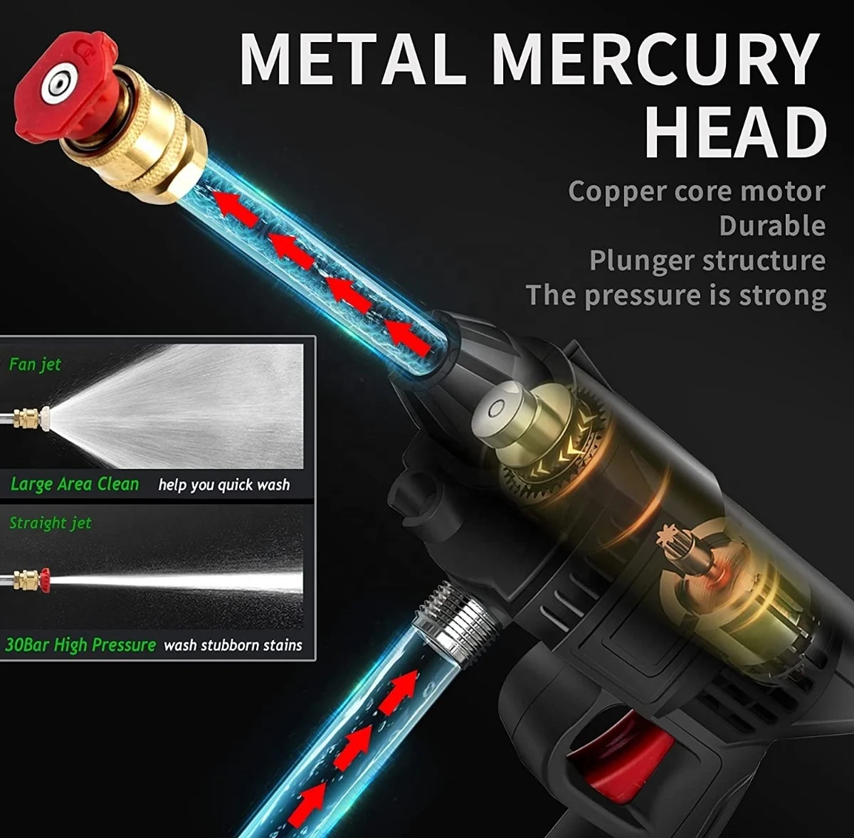 high pressure power water gun car washer pressure washer gun trigger