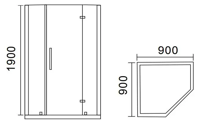 TNS TH1204-3 2022 Фошань High End сектор душевой кабиной качество ливня